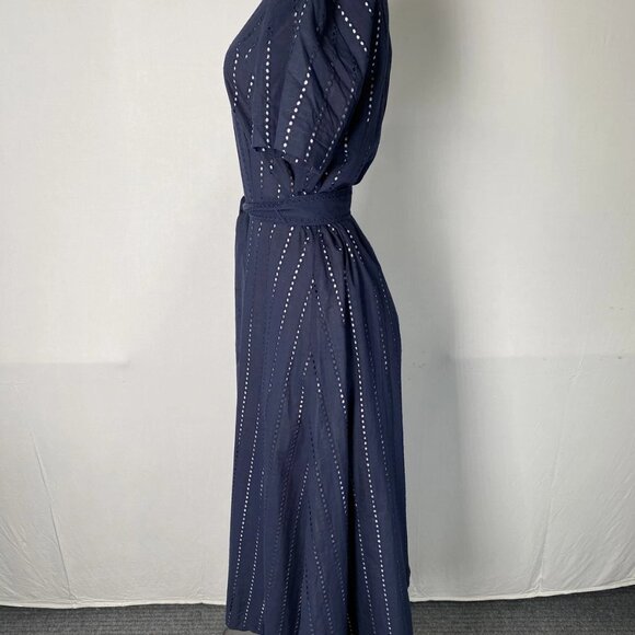 J. McLaughlin “Kalinda” Eyelet Belted Midi Dress – Size 12 (NWT) - Picture 10 of 12